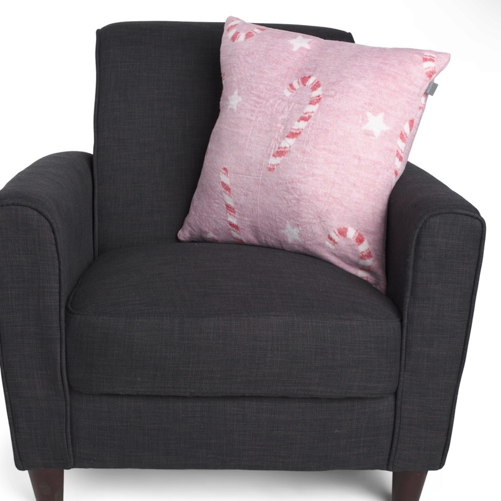 Docofil 20×20 2pk Pink Candy Cane Pillows